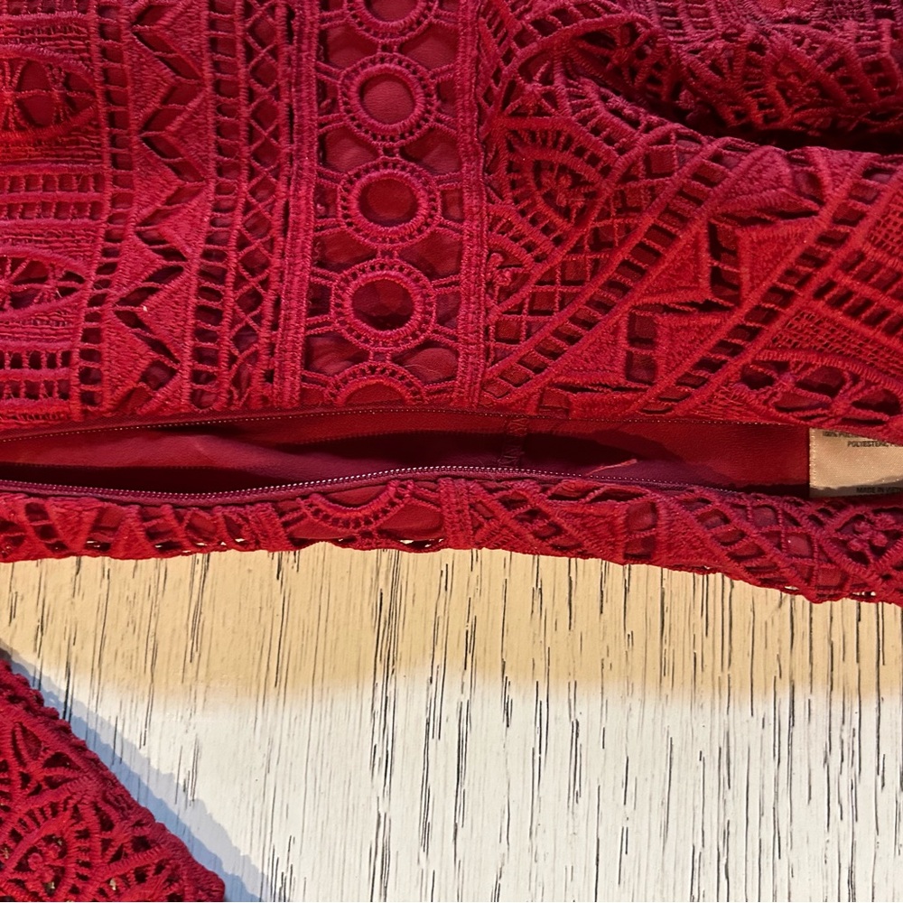 Anthropologie Moulinette Soeurs Lace Peplum Top Sz 10 - Picture 5 of 6